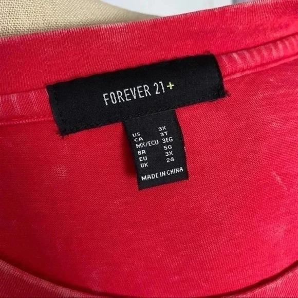 Forever 21 Acid Washed Embellished T-shirt - Picture 6 of 8